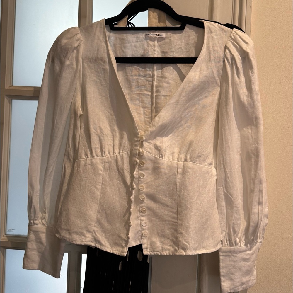Linen Reformation Top